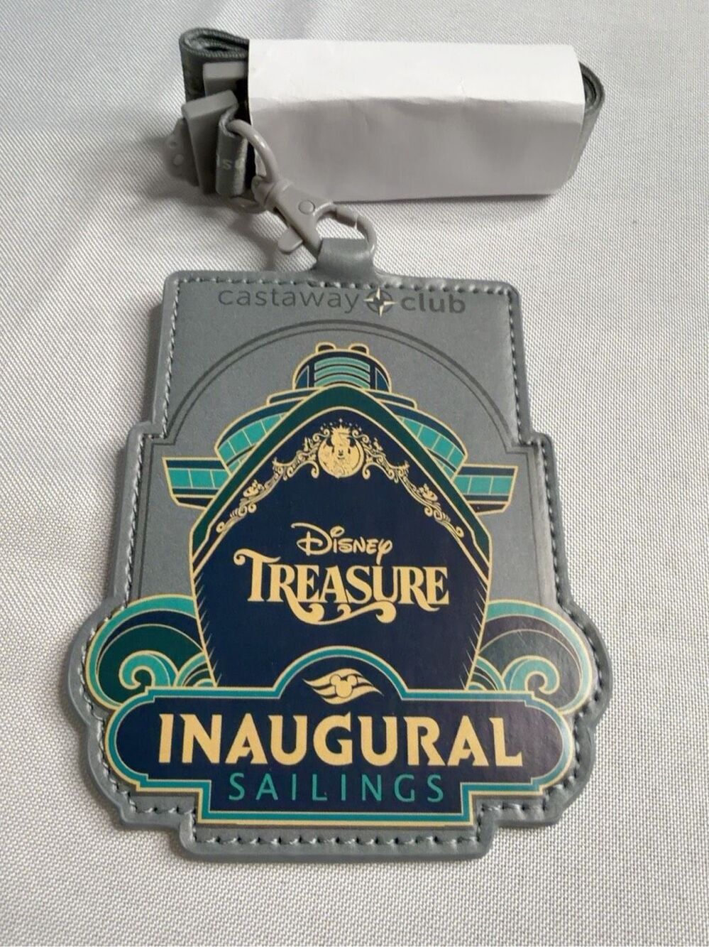 Disney Treasure Inaugural Sailings Castaway Club Cruise Line Luggage Tag